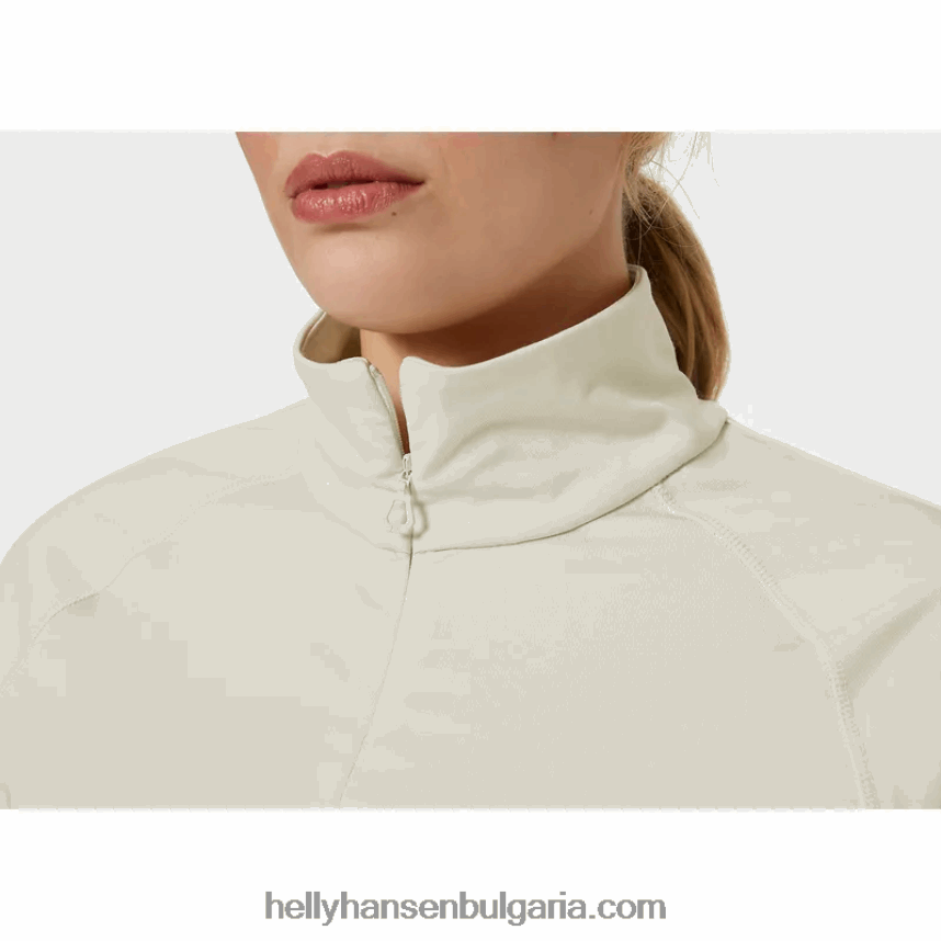 Жени дамски ръб с половин цип междинен слой 80V22D1711 военноморски флот Helly-Hansen