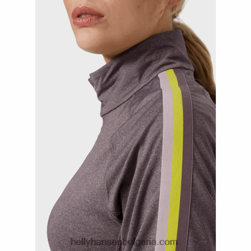 Жени дамски ръб с половин цип междинен слой 80V22D1712 сняг Helly-Hansen