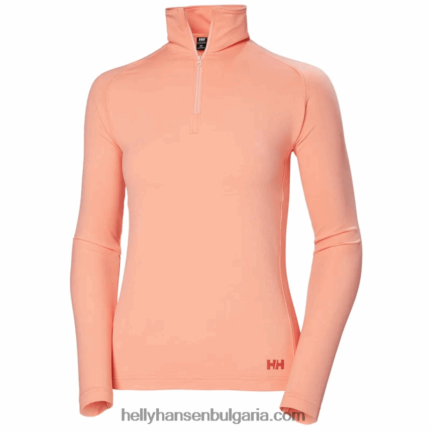 Жени дамски верглас с половин цип 80V22D1720 светло син Helly-Hansen