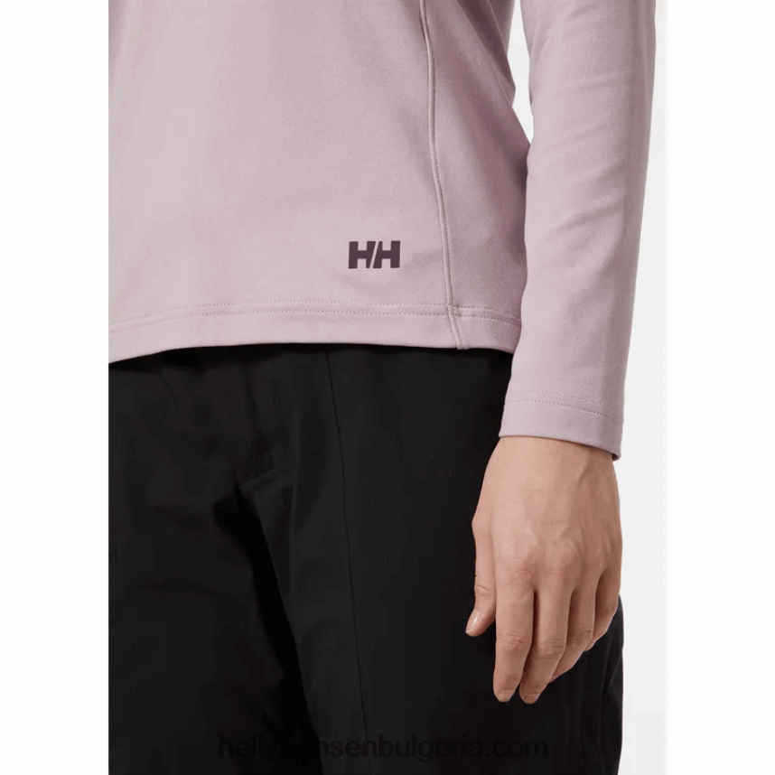 Жени дамски верглас с половин цип 80V22D1721 розов кварц Helly-Hansen