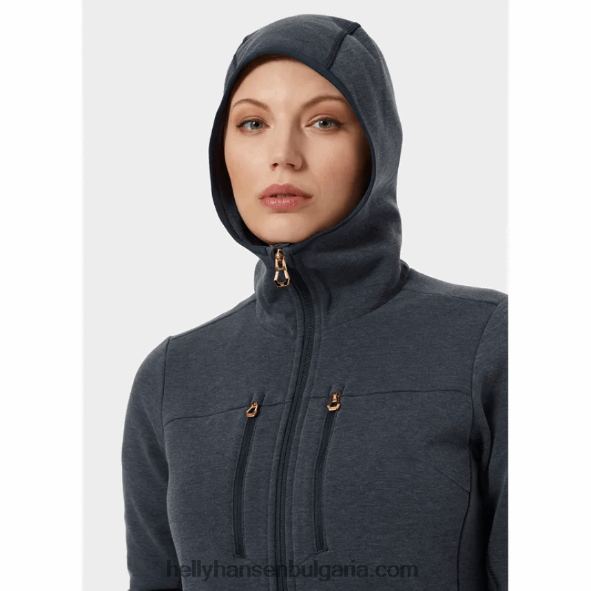 Жени дамско яке alphelia с междинен слой 80V22D2679 сняг/морски Helly-Hansen