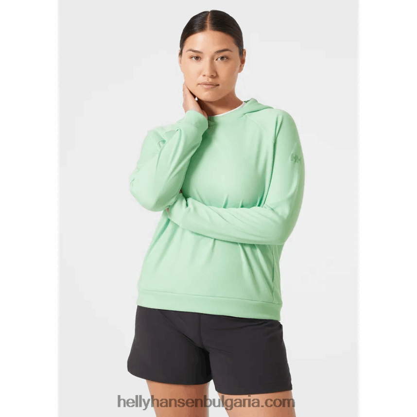 Жени дамски суичър с качулка inshore 80V22D1705 Медена пита Helly-Hansen