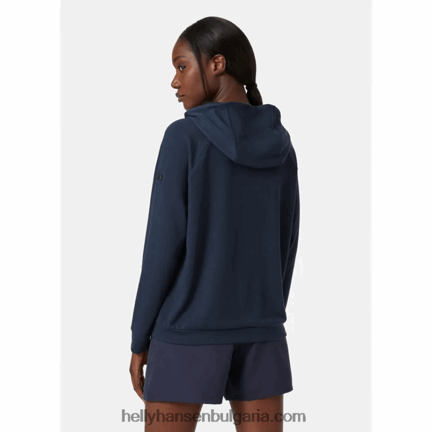 Жени дамски суичър с качулка inshore 80V22D1710 сив меланг Helly-Hansen