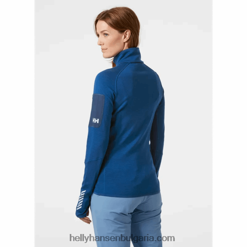 Жени дамско мериносово яке lifa със среден слой 80V22D1724 сива мъгла ме Helly-Hansen