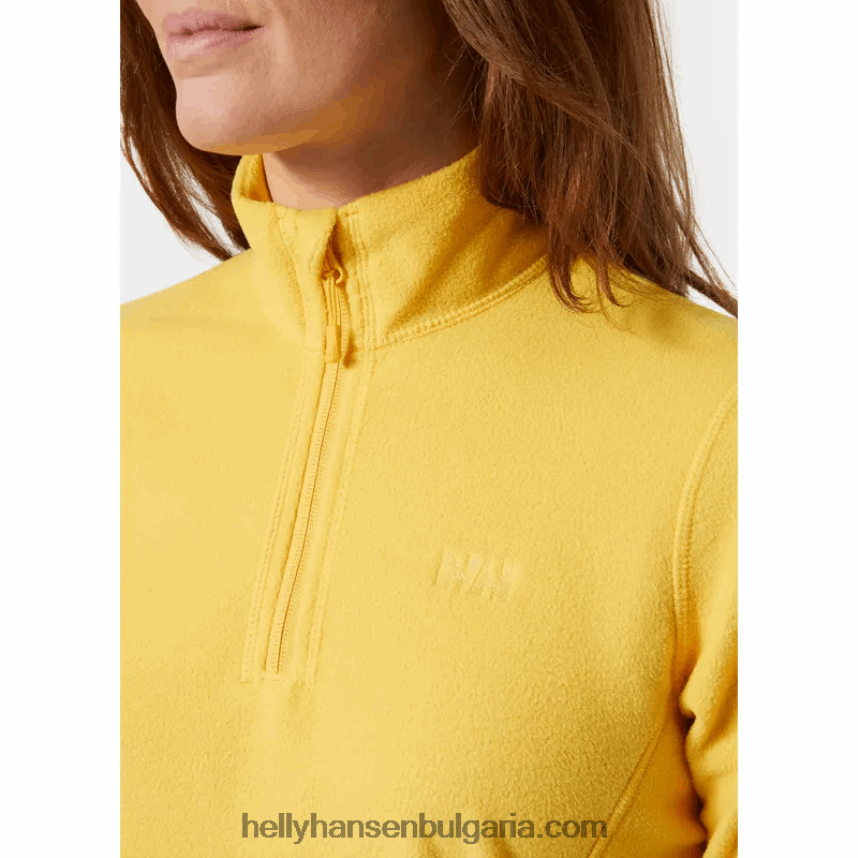 Жени дамско поларено яке с половин цип 80V22D1674 военноморски флот Helly-Hansen