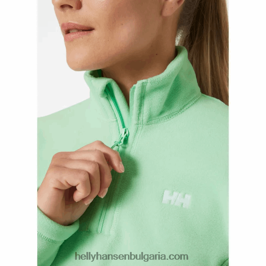 Жени дамско поларено яке с половин цип 80V22D1675 Медена пита Helly-Hansen