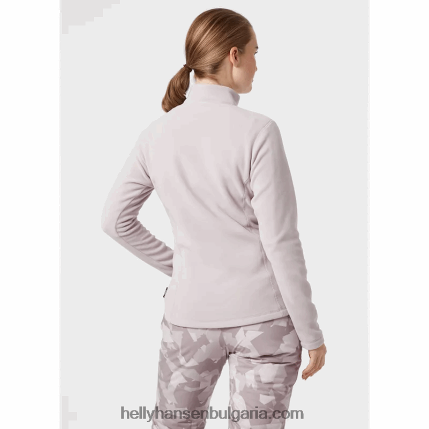 Жени дамско поларено яке с половин цип 80V22D1676 мента Helly-Hansen