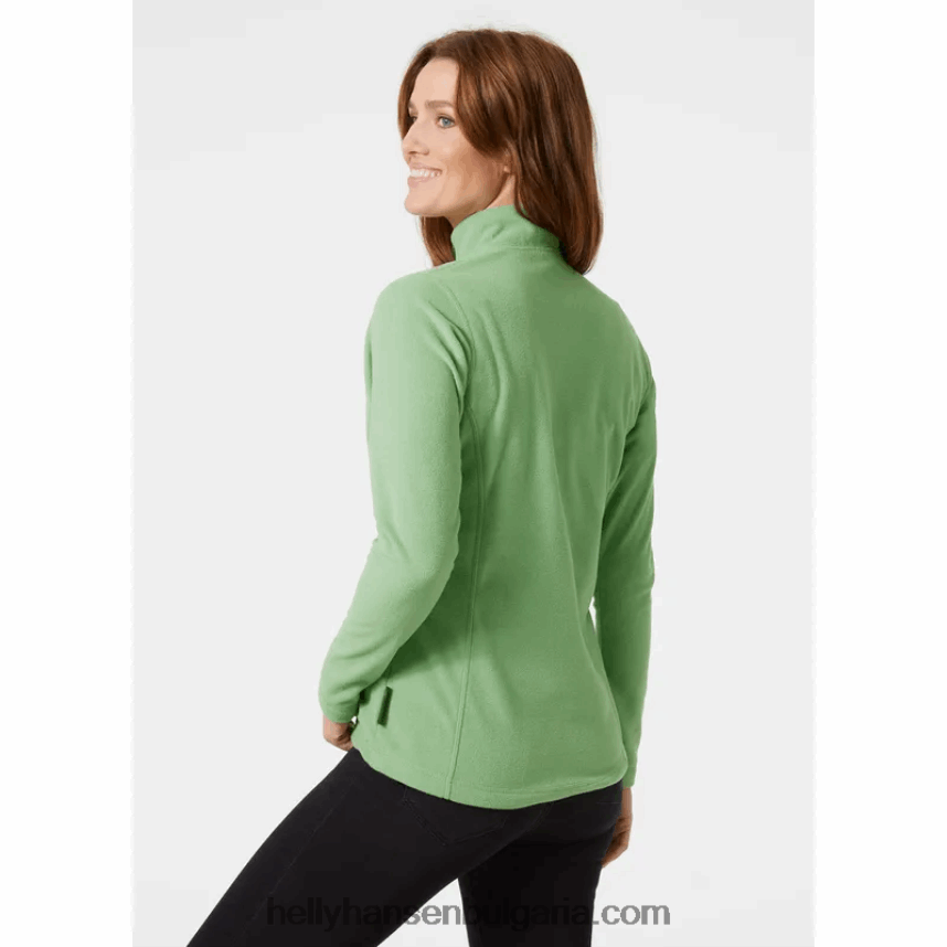 Жени дамско поларено яке с половин цип 80V22D1678 бяло Helly-Hansen