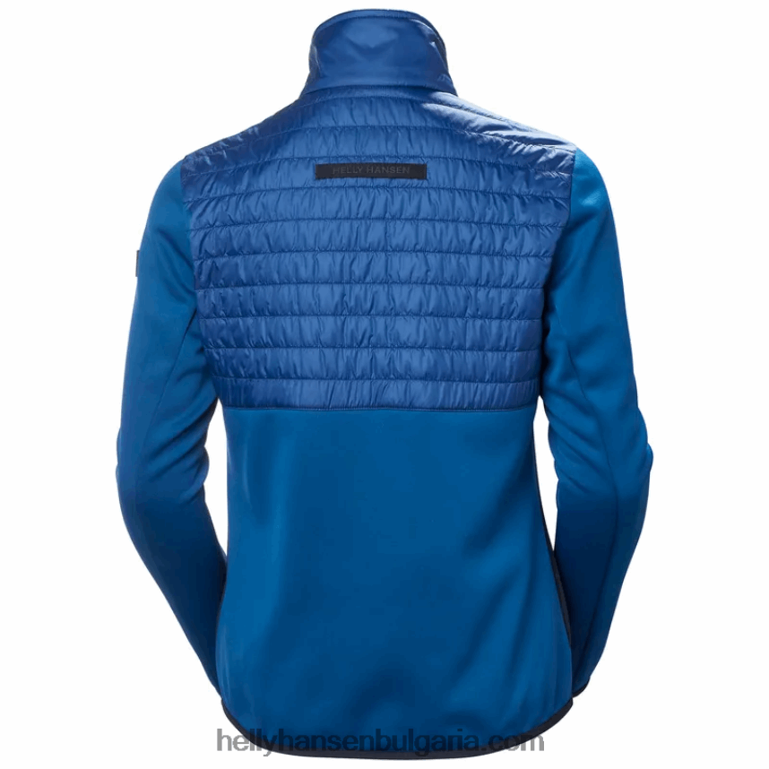 Жени дамско червено бяло и синьо поларено яке от хибрид 80V22D1683 черен Helly-Hansen