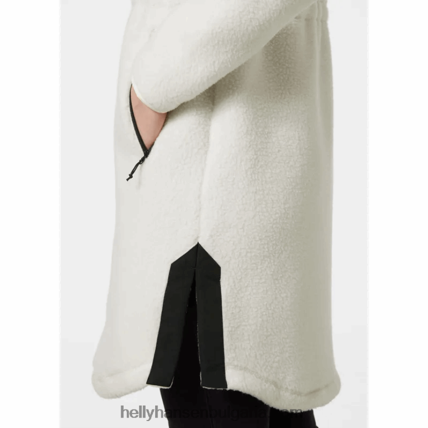 Жени дамско средно поларено яке Imperial с дълъг косъм 80V22D2677 кремаво/черно Helly-Hansen