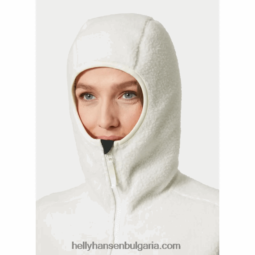 Жени дамско средно поларено яке Imperial с дълъг косъм 80V22D2677 кремаво/черно Helly-Hansen