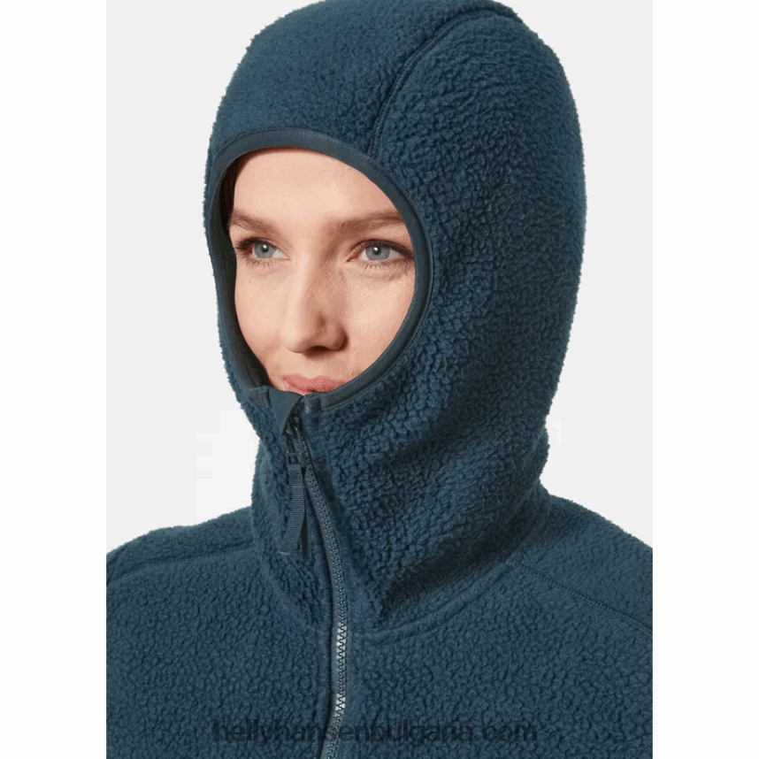 Жени дамско средно поларено яке Imperial с дълъг косъм 80V22D2678 сняг Helly-Hansen