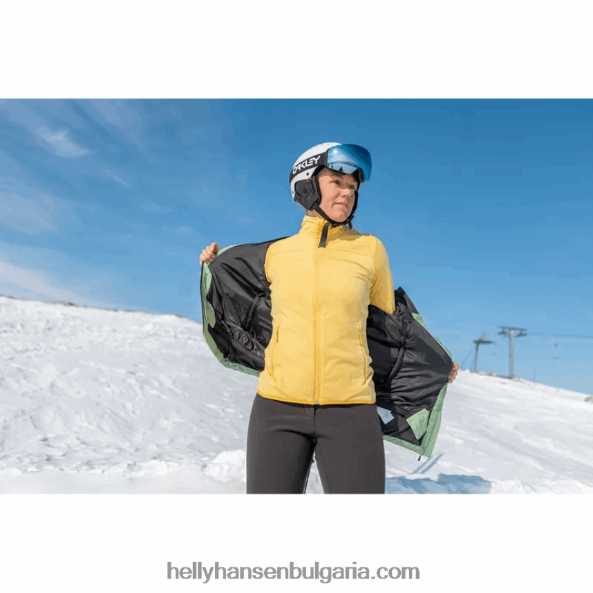 Жени дамско поларено яке alphelia zero 80V22D1670 черен Helly-Hansen