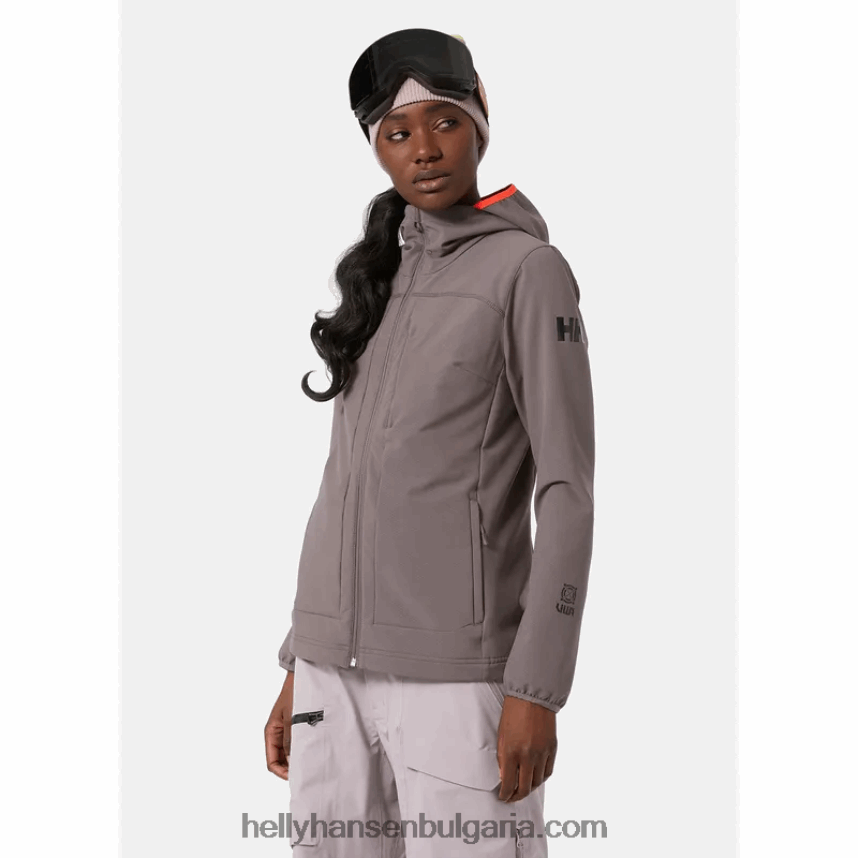 Жени дамско поларено яке aurora shield 80V22D1688 синя мъгла Helly-Hansen