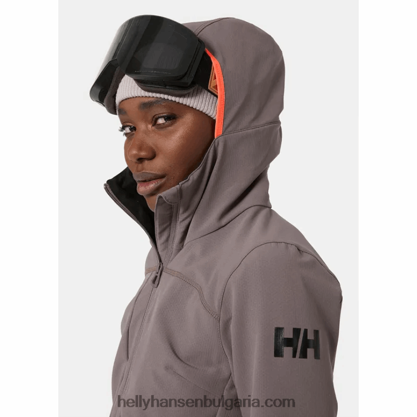 Жени дамско поларено яке aurora shield 80V22D1688 синя мъгла Helly-Hansen