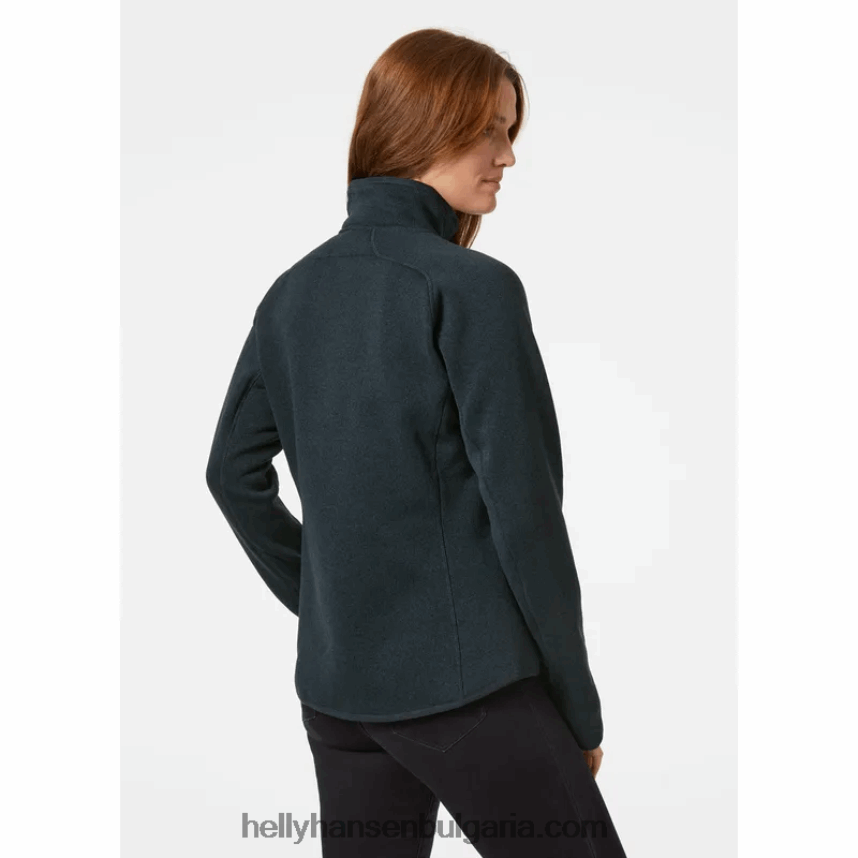 Жени дамски полар с полуцип varde 2.0 80V22D1686 сива мъгла Helly-Hansen