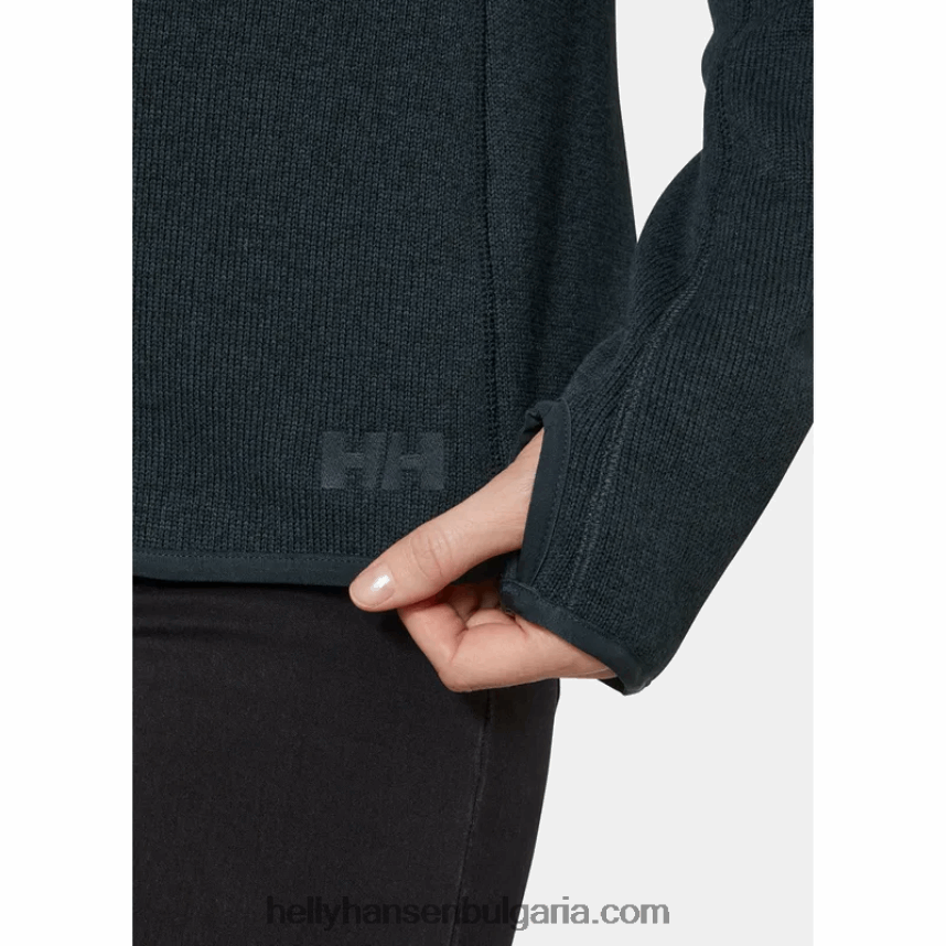 Жени дамски полар с полуцип varde 2.0 80V22D1686 сива мъгла Helly-Hansen