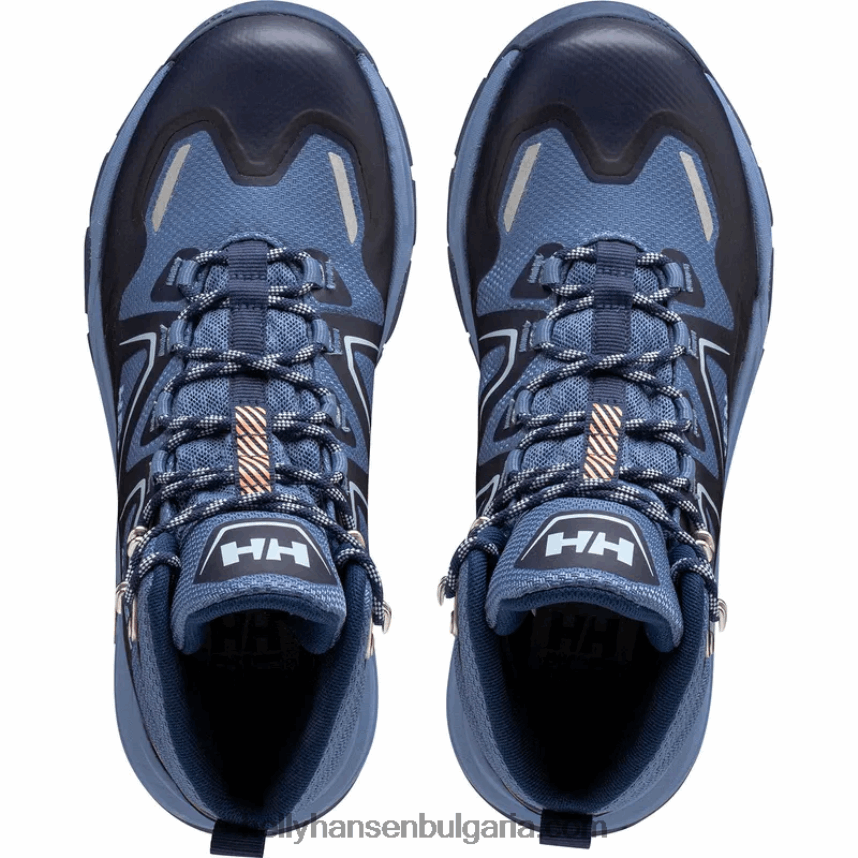 Жени дамски средно високи туристически обувки каскада 80V22D2111 мръсно бяло Helly-Hansen