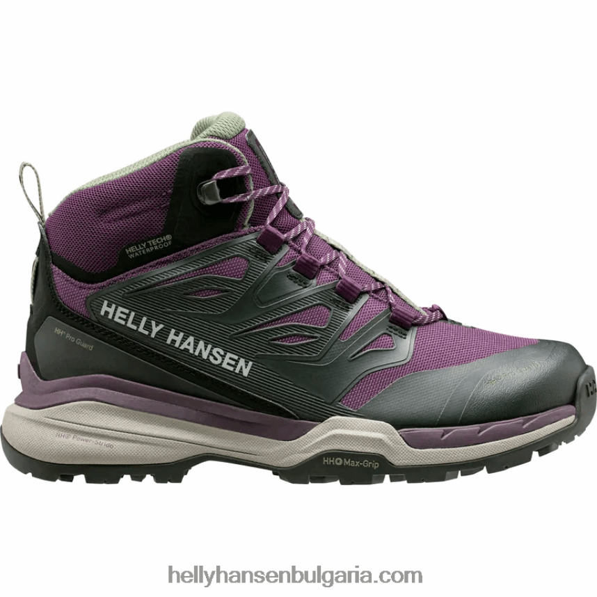 Жени дамски туристически обувки траверс 80V22D2118 черен/бри Helly-Hansen