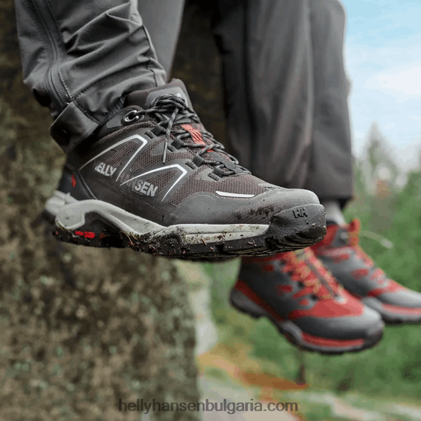 Жени дамски каскадни туристически обувки Helly Tech с ниско деколте 80V22D2117 дълбока стомана Helly-Hansen