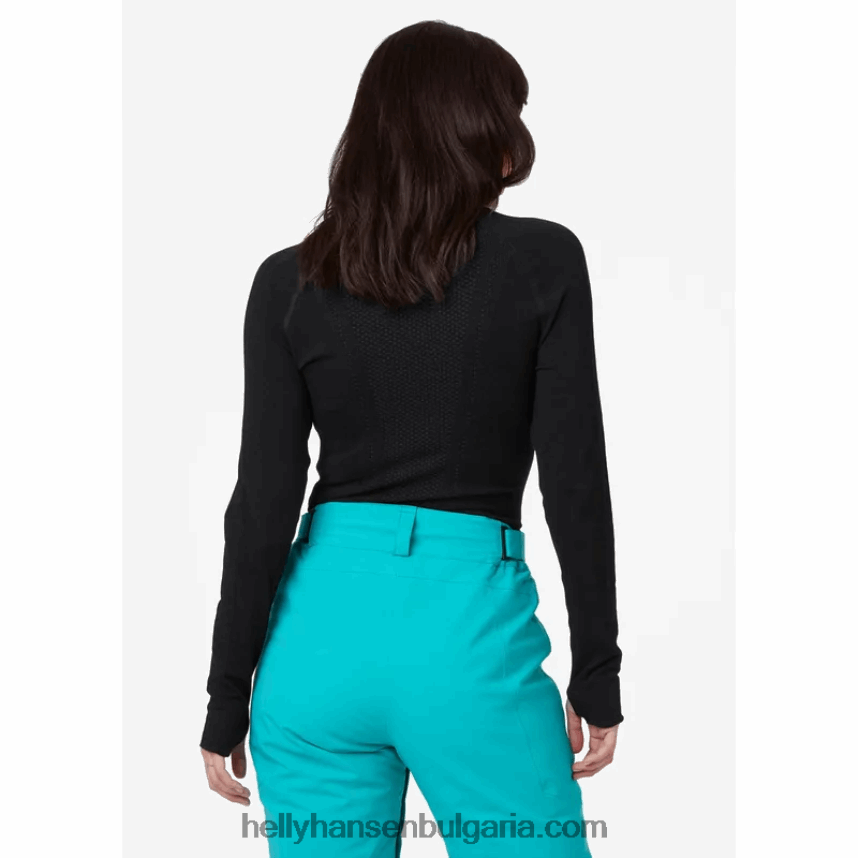 Жени дамски h1 pro lifa безшевен основен слой с половин цип 80V22D2091 дълбок фиорд Helly-Hansen