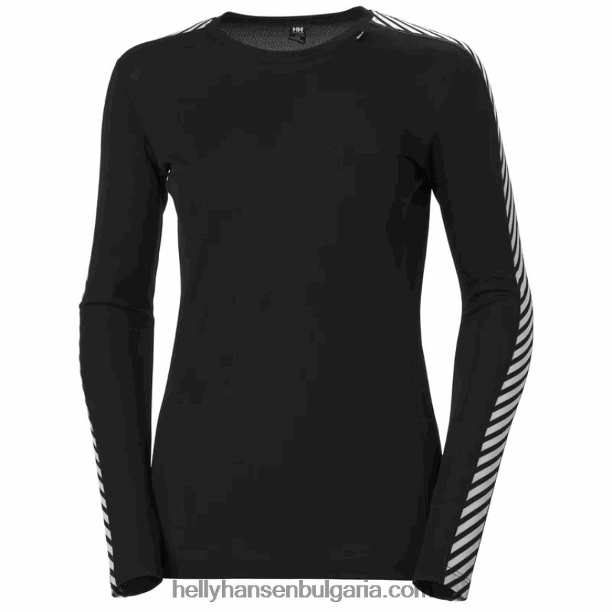 Жени дамски hh lifa с дълъг ръкав с основен слой 80V22D2081 бяло Helly-Hansen