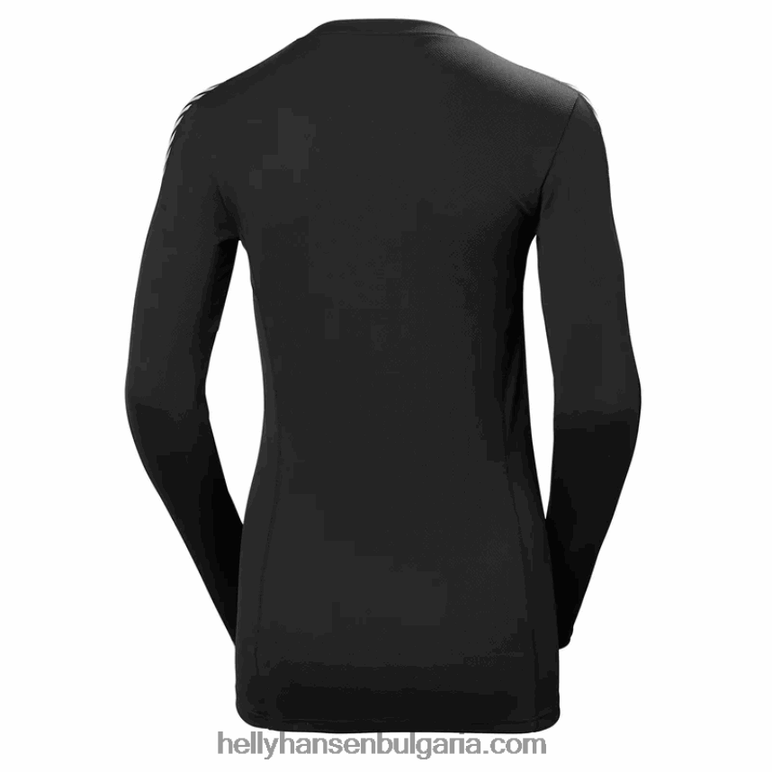 Жени дамски hh lifa с дълъг ръкав с основен слой 80V22D2081 бяло Helly-Hansen