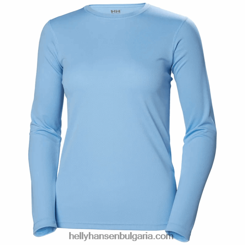 Жени дамска риза hh tech с дълги ръкави 80V22D2083 военноморски флот Helly-Hansen