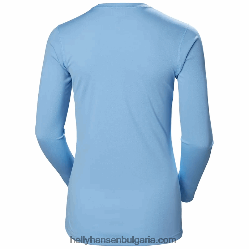 Жени дамска риза hh tech с дълги ръкави 80V22D2083 военноморски флот Helly-Hansen