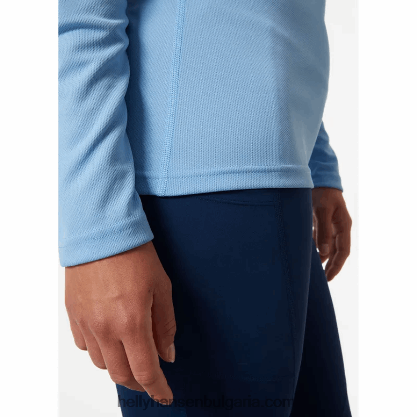 Жени дамска риза hh tech с дълги ръкави 80V22D2083 военноморски флот Helly-Hansen