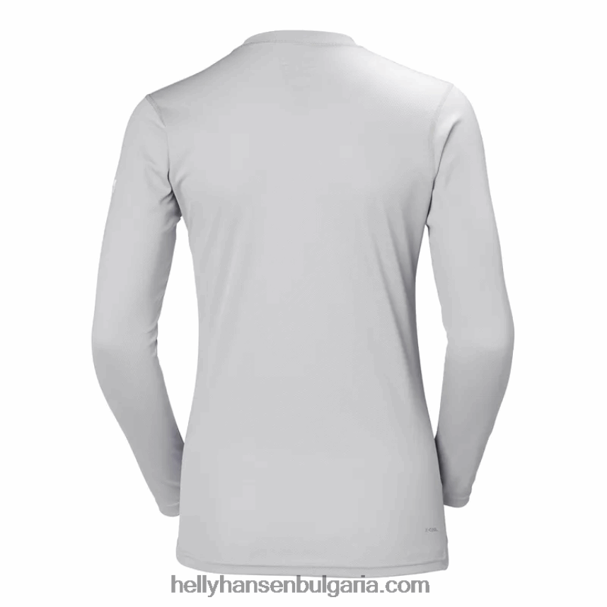 Жени дамска риза hh tech с дълги ръкави 80V22D2084 светло син Helly-Hansen