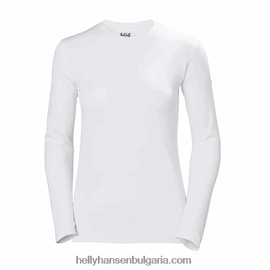 Жени дамска риза hh tech с дълги ръкави 80V22D2085 светло сив Helly-Hansen