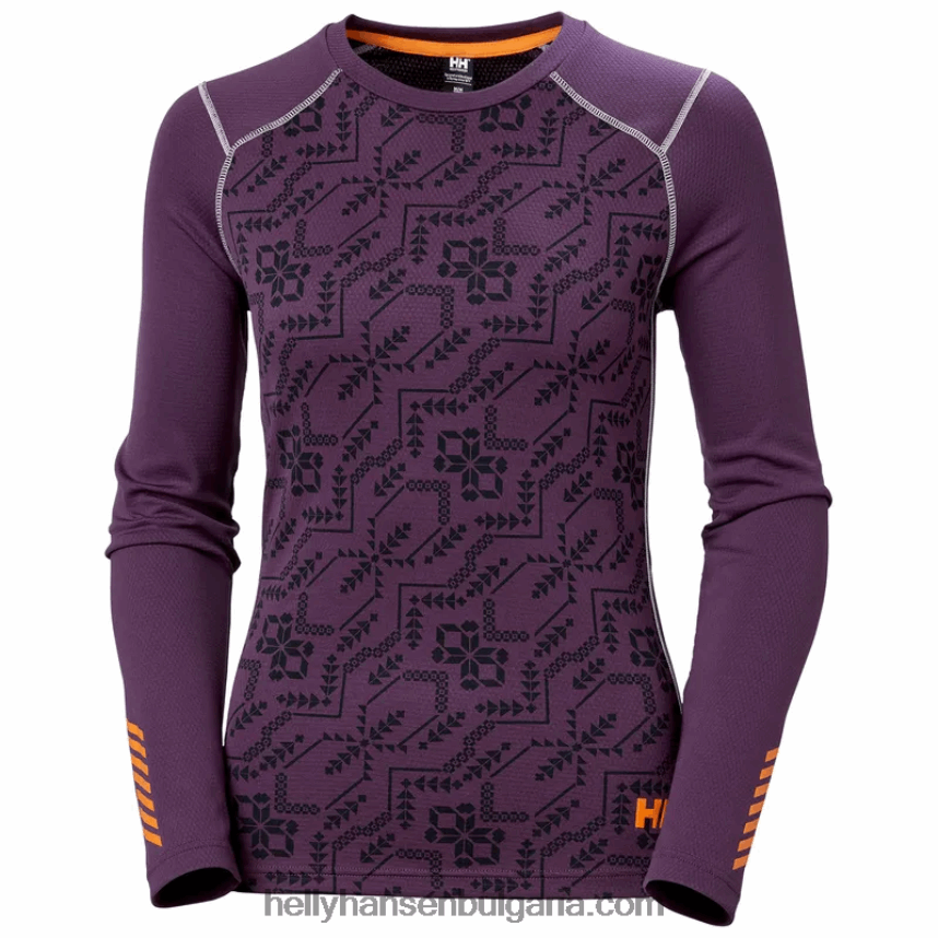 Жени дамски lifa активен графичен основен слой на екипажа 80V22D2087 военноморски флот Helly-Hansen