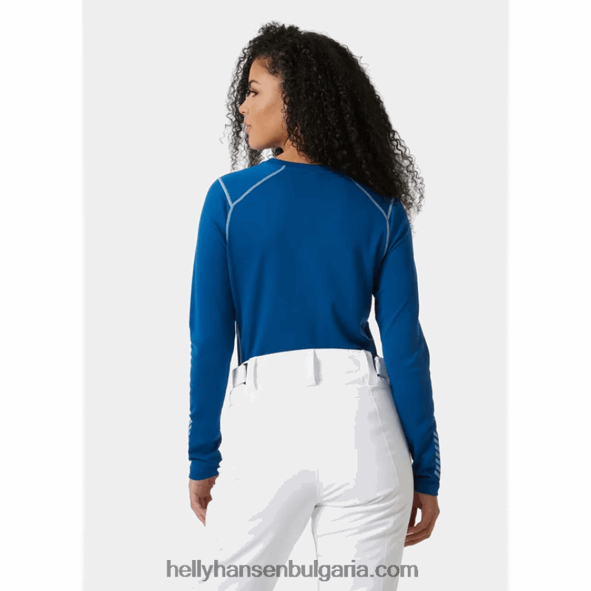 Жени дамски lifa активен графичен основен слой на екипажа 80V22D2090 нефрит st Helly-Hansen