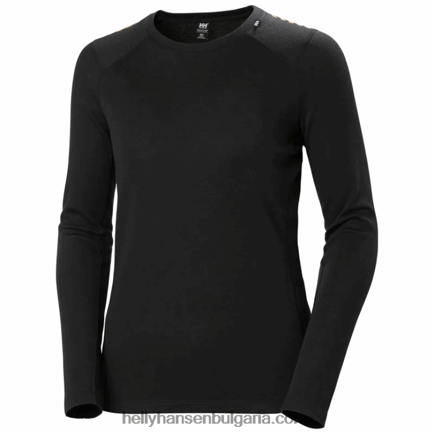 Жени комплект дамски базов слой lifa merino midweight 80V22D2711 ментово/морско синьо райе Helly-Hansen