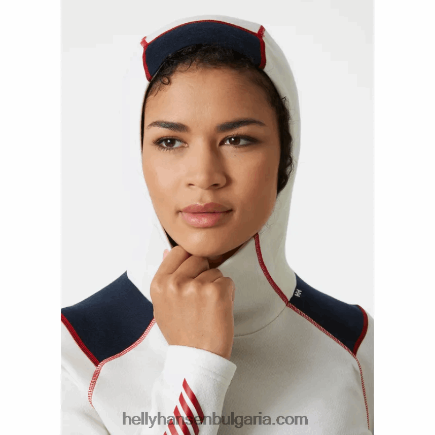 Жени дамски качулка 2 в 1 с основен слой lifa merino midweight 80V22D2057 военноморски флот Helly-Hansen