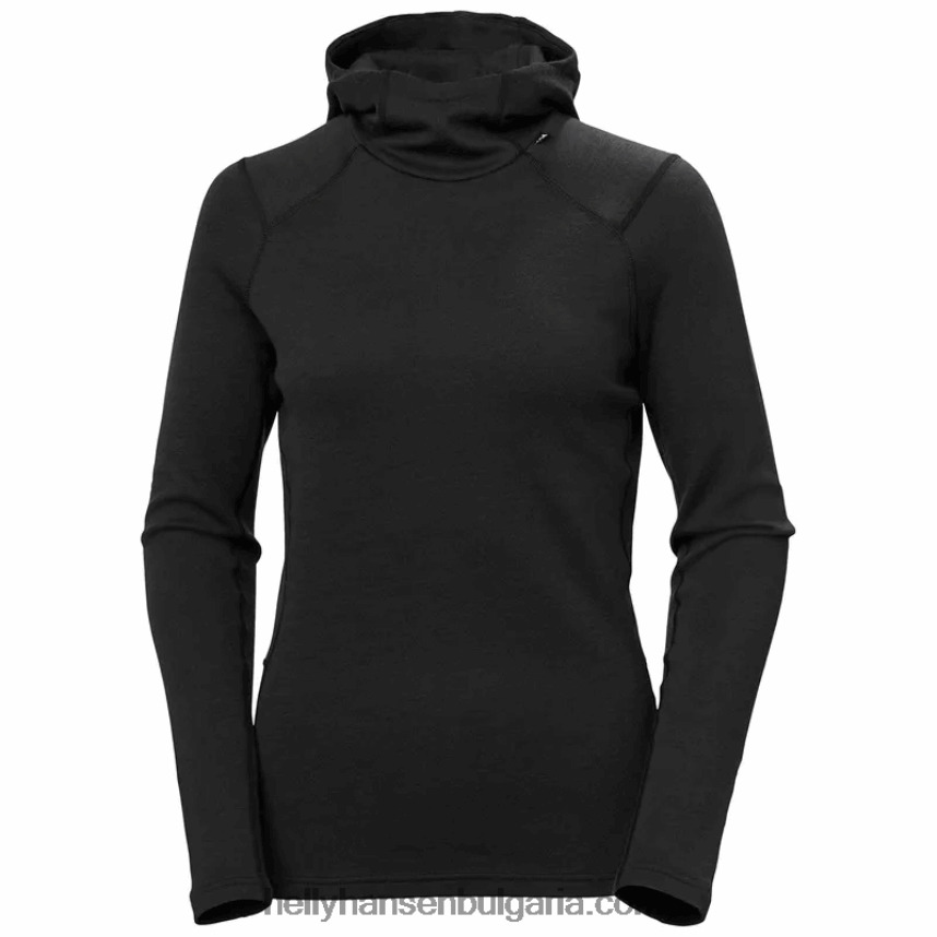 Жени дамски качулка 2 в 1 с основен слой lifa merino midweight 80V22D2058 мръснобял Helly-Hansen
