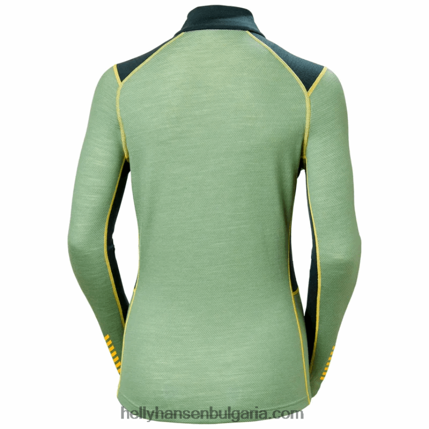 Жени дамски лифа мериносов среден слой с половин цип основен слой 80V22D2054 бебешки отряд Helly-Hansen