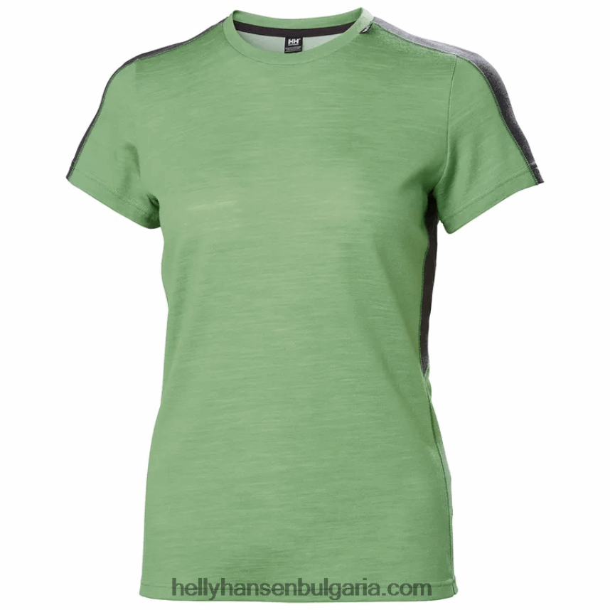 Жени дамска мериносова олекотена тениска lifa 80V22D2071 нефрит st Helly-Hansen