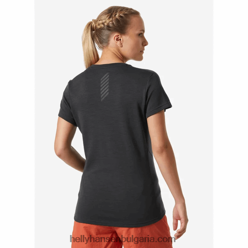 Жени дамска мериносова олекотена тениска lifa 80V22D2072 нефрит Helly-Hansen