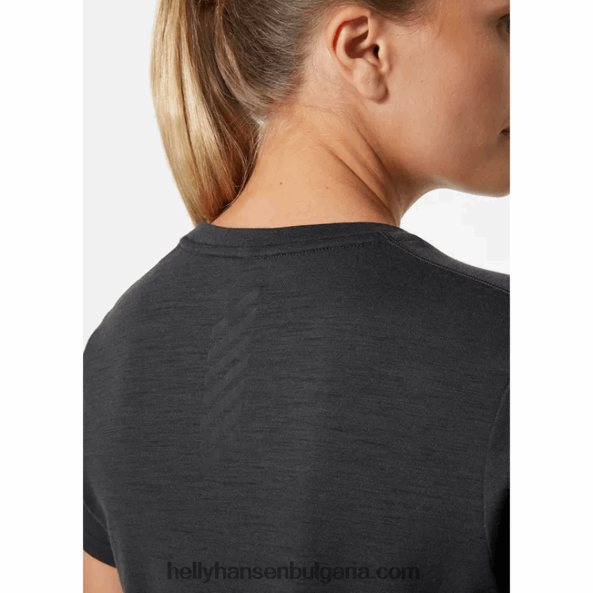 Жени дамска мериносова олекотена тениска lifa 80V22D2072 нефрит Helly-Hansen