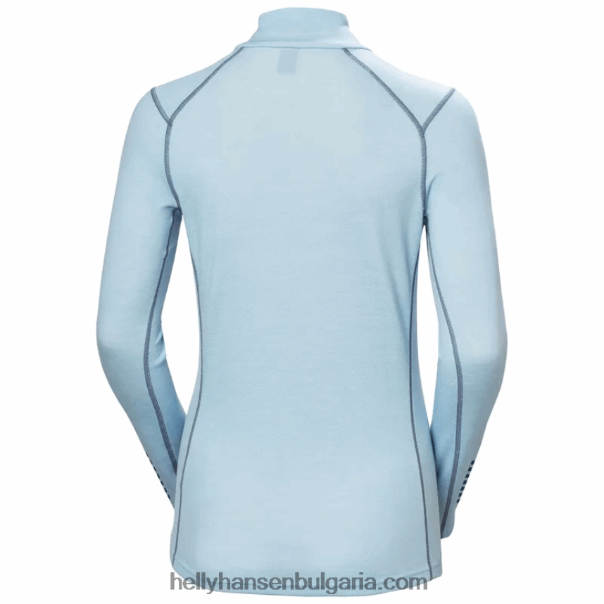 Жени дамски lifa merino midweight 2-в-1 графичен основен слой с половин цип 80V22D2063 черен Helly-Hansen