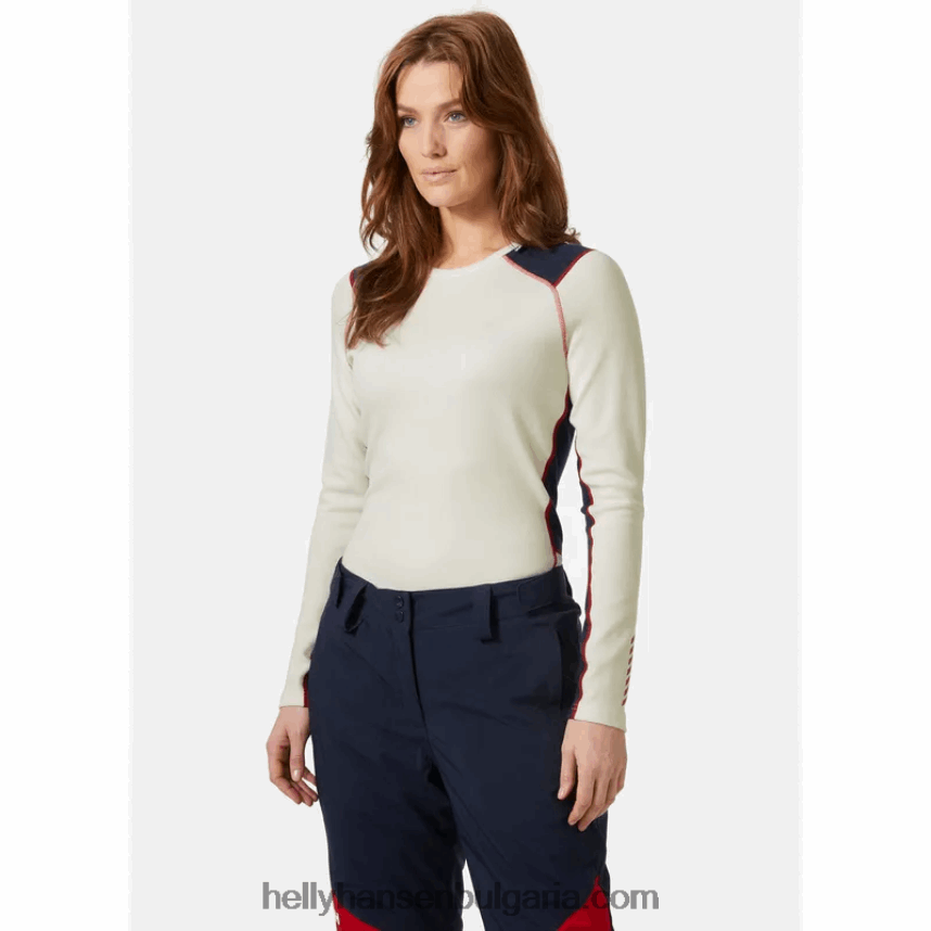 Жени жени lifa merino midweight crew основен слой 80V22D2049 аметист Helly-Hansen