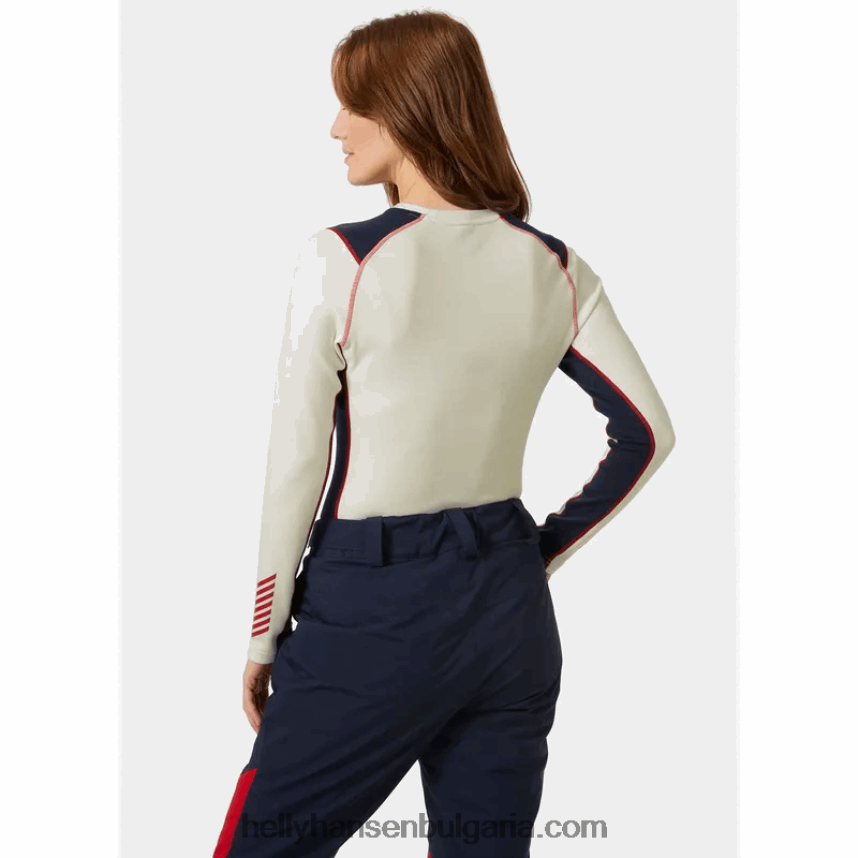 Жени жени lifa merino midweight crew основен слой 80V22D2049 аметист Helly-Hansen