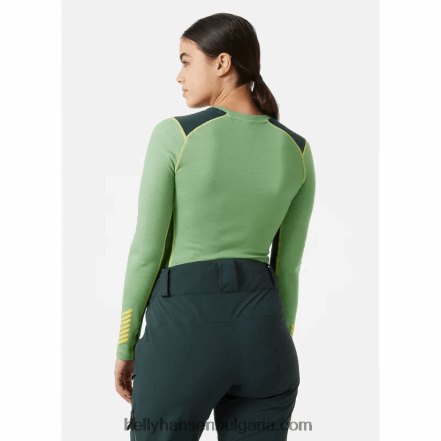 Жени жени lifa merino midweight crew основен слой 80V22D2050 мръснобял Helly-Hansen