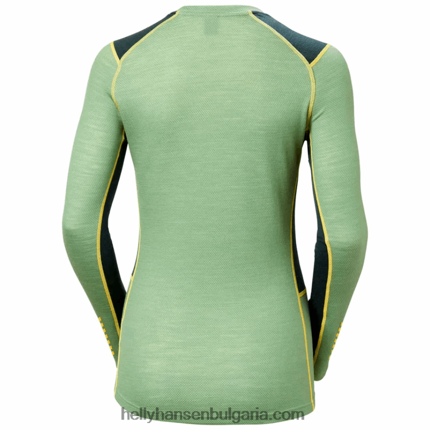 Жени жени lifa merino midweight crew основен слой 80V22D2050 мръснобял Helly-Hansen