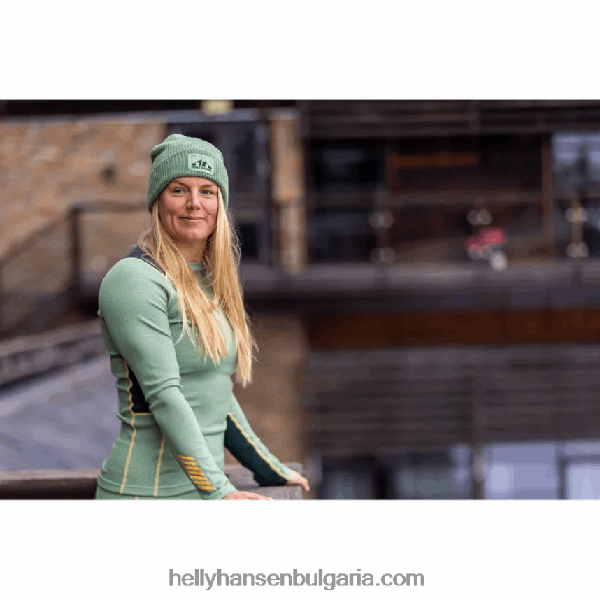 Жени жени lifa merino midweight crew основен слой 80V22D2050 мръснобял Helly-Hansen