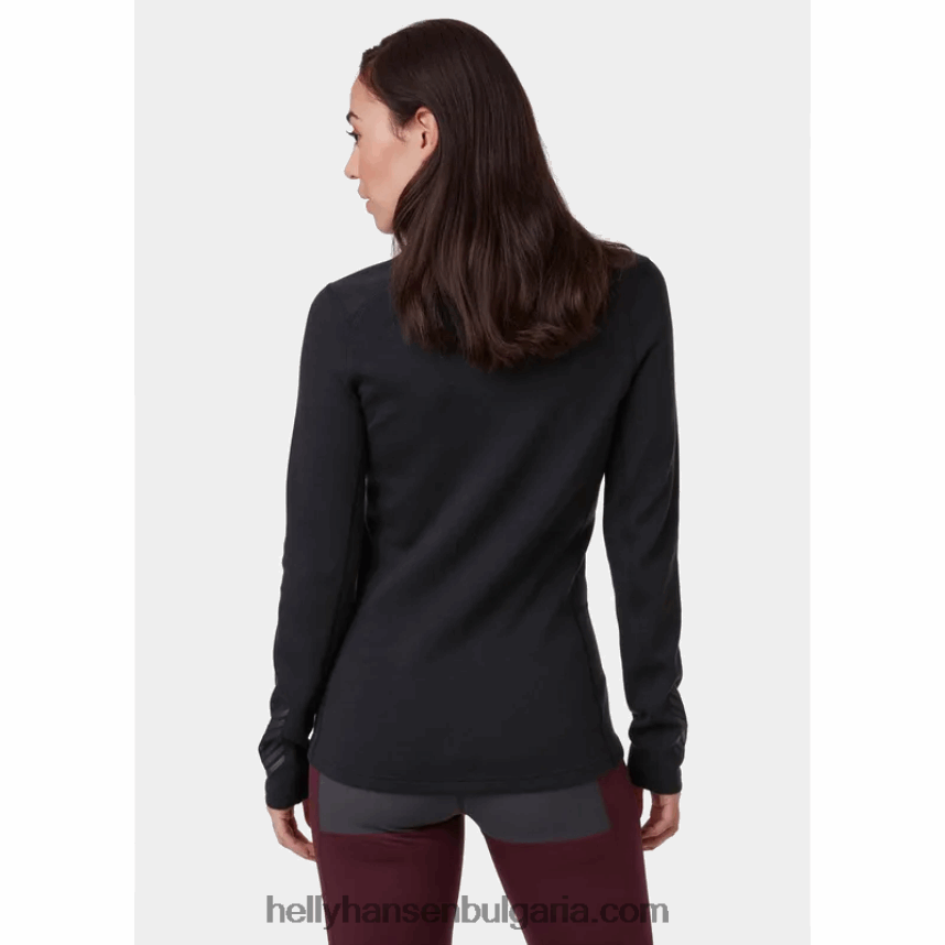 Жени жени lifa merino midweight crew основен слой 80V22D2051 нефрит Helly-Hansen