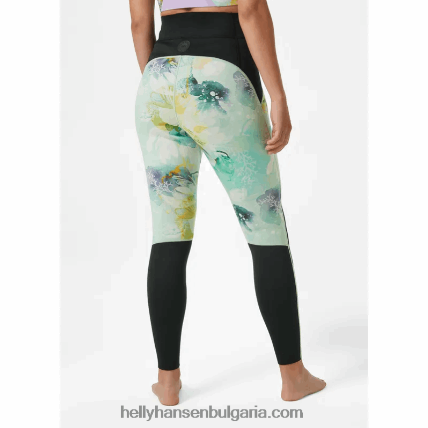 Жени дамски воден чорапогащник 2.0 80V22D2724 морско райе/бяло Helly-Hansen