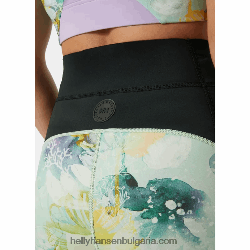 Жени дамски воден чорапогащник 2.0 80V22D2724 морско райе/бяло Helly-Hansen